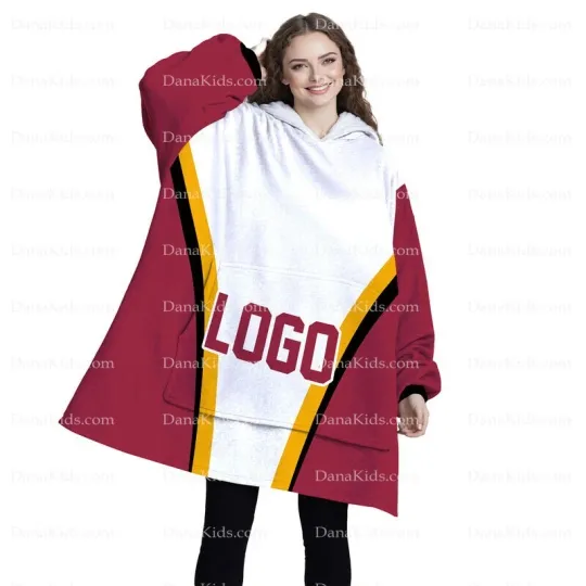 Custom Arizonna Football Team Blanket Hoodies, Personalized Name Number Oversized