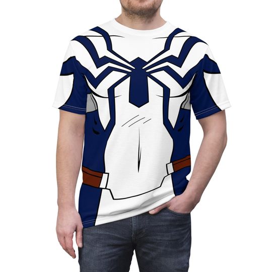 Spider-Man White Suit Unisex Shirt, Your Friendly Neighborhood Spider-Man Costume, Marvel-Inspired Cosplay, Comic-Con Character Fan Outfits