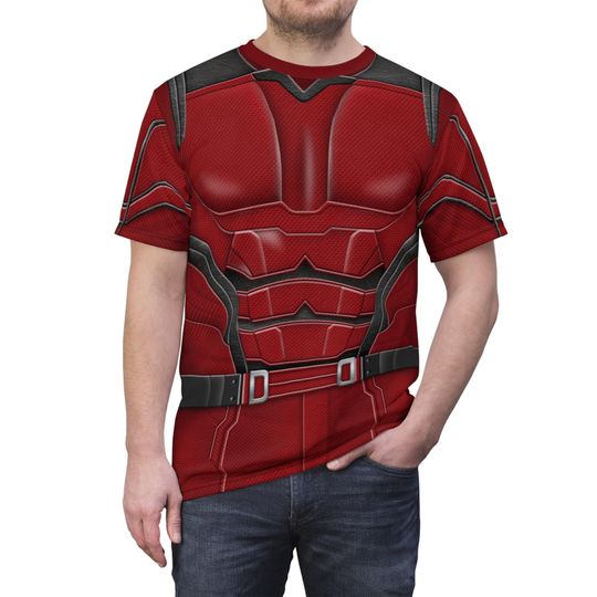 Daredevil Cosplay, Matthew Murdock Costume, Disney Halloween Shirts, Mutant Superhero Outfits, Running Team Gifts, Marvel Comic-Con T-shirt