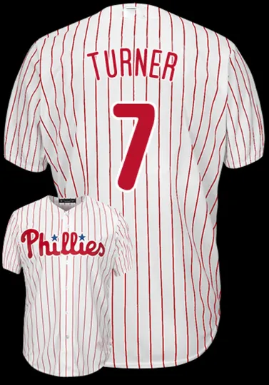 Turner Jersey - Phillies Baseball Jersey Shirt Full Size S-5XL US1348