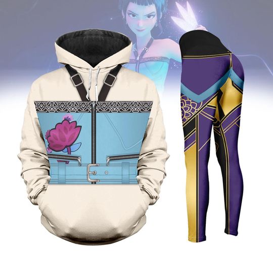 Discover Kpop Demon Hunters Zoey Hoodie/Leggings, Zoey Mira Rumi Shirt, Zoey Cosplay Costume Shirt, Huntrix Women Dress, Halloween Gifts For Her
