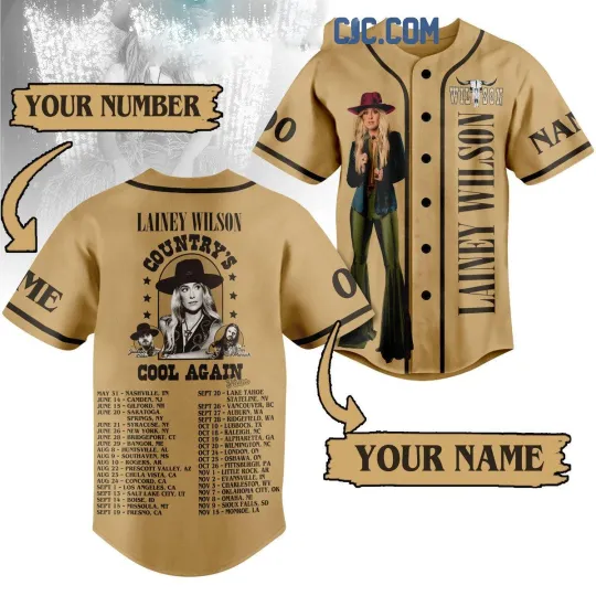 Discover Lainey Wilson Country's Cool Again Baseball Jersey US1321