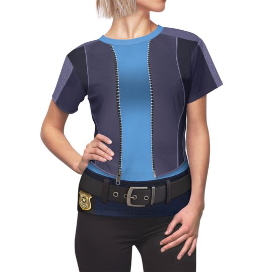 Discover Judy Hopps Women's Shirt, Zootopia 2 Inspired Costume, Rabbit Cartoon Character Cosplay, Disney Halloween Apparel, Animal Kingdom Shirt