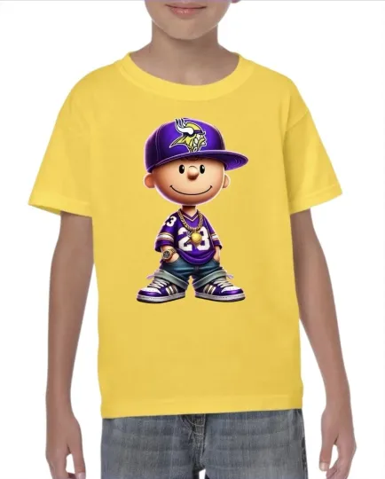 Discover Charlie Brown Vikings Unisex T-Shirt, Gift for Fan