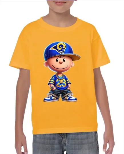 Discover Charlie Brown Rams Unisex Youth T-Shirt, Gift for Fan