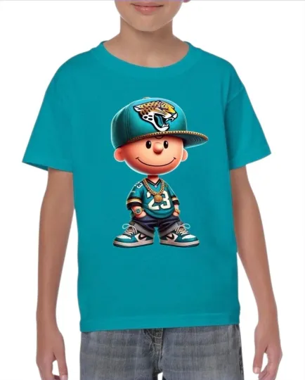 Discover Charlie Brown Jaguars Unisex Youth T-Shirt, Gift for Fan