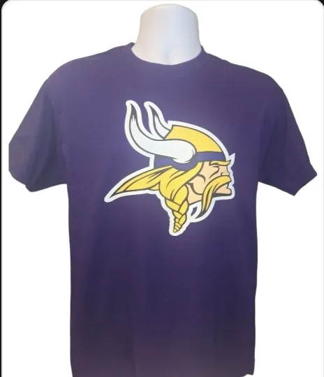 Minnesota Vikings Logo Men's Cotton Tee , Gift for Fan