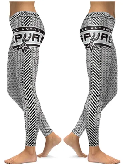 San Antonio Spurs Women's Leggings Size 0/2 to 12/14