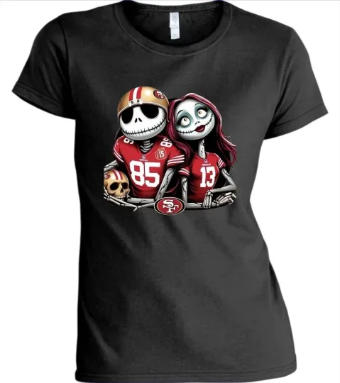 Jack & Sally 49eerrs Women's T-Shirt, Gift for Fan