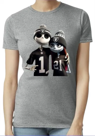 Discover Jack & Sally Raiiiderrs Women's T-Shirt , Gift for Fan
