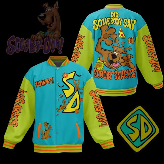 Scooby-Doo New Baseball Jacket For Fan