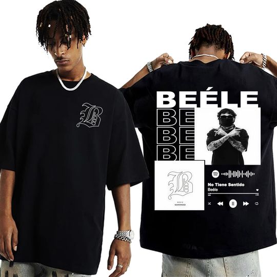 Rapper BEELE Borondo Album Tour 2025 Graphic Tshirts Men Women Harajuku Hip Hop Pop Music T Shirt High Quality Oversized T-shirt