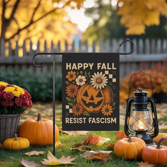 Discover Anti trump Halloween Democratic Yard Flag, Liberal Halloween, Polite Anti Maga Garden Flag, Anti Trump Flag, Polite Anti Trump Funny