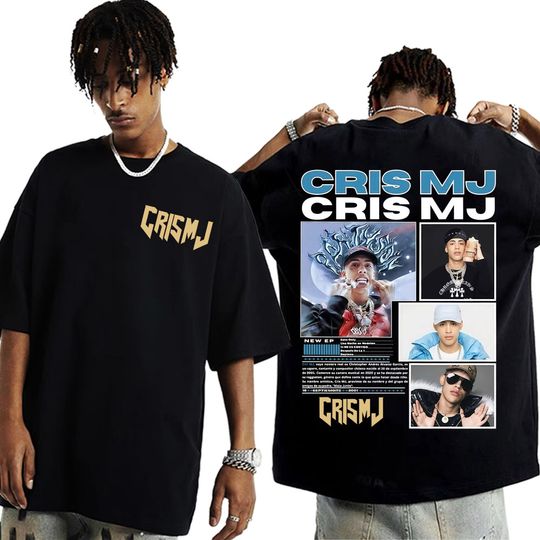 Discover Rapper CRIS MJ Music Album 2025 Tour Merch T Shirt Men's Clothing Fashion Trend Cool T-shirts Casual O-Neck Comfort T-shirt Tops