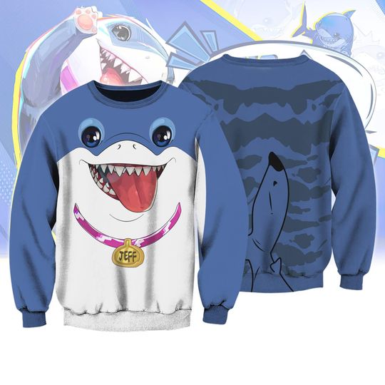 Discover Jeff The Land Shark Rivals Hoodie, Gamerverse SuperHero Magik Halloween Costume,Rivals Superhero Halloween Cosplay, Magik All Over Print Tee