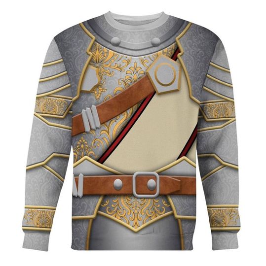 Discover Paladin Halloween Cosplay Hoodie, D&D Dungeons And Dragons All Over Print, Pathfinder Kingmaker Halloween Outfit Costume, Board Game Sweater