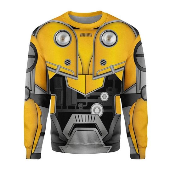 Discover Bumblebee Halloween Cosplay Hoodie, Transformers Autobots All Over Print Tee, Transformers Rise Of the Beasts Movie Halloween Outfit Costume
