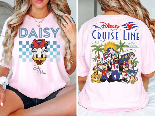 Discover 2-Sided Disney Cruise Line Mickey And Friends Shirt
