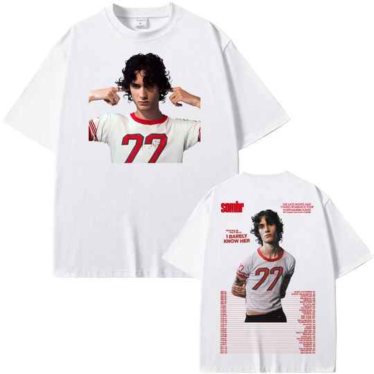 Sombr -The Late Nights and Young Romance Tour North America 2025 T Shirt 100%cotton vintage High Quality Summer album Tshirt