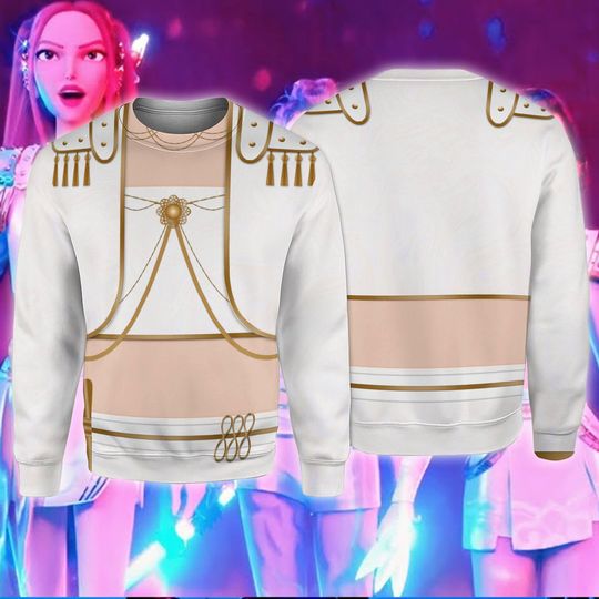 Discover Huntrix Fan Hoodie, Girls Mira Rumi Joey Halloween Costume, Demon Hunter All Over Print, Kpop Movie Halloween Cosplay