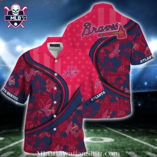 Discover Braves Starry Night Hawaiian Shirt Size S-5XL