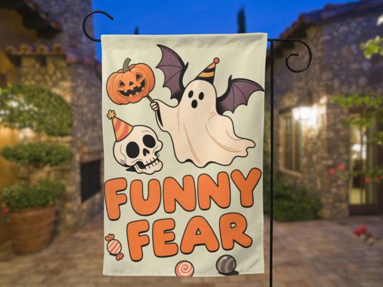 Custom Halloween Garden Flags | Double Sided Holiday Porch Lawn Decoration