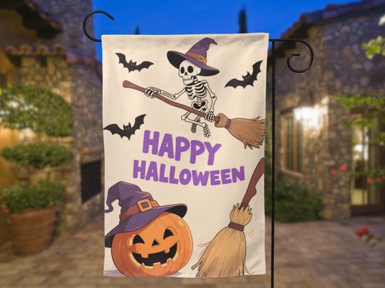 Custom Double Sided Halloween Garden Flags | Outdoor Garden Flag Polyester