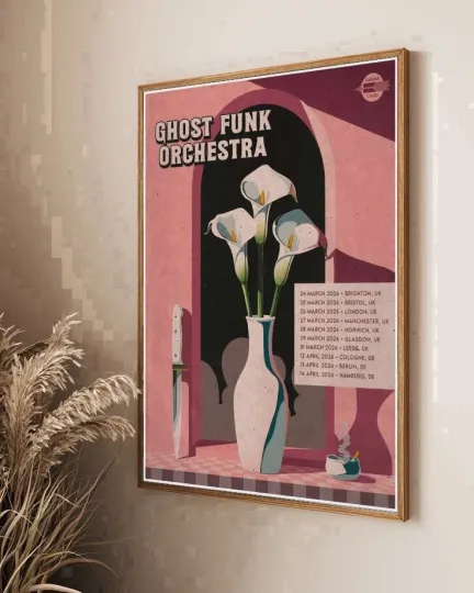 Discover Ghost Funk Orchestra 2026 Tour Poster