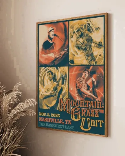Discover Mountain Grass Unit Tour Nashville, TN Nov 5th 2025 Poster