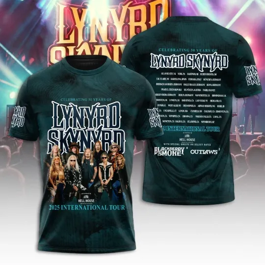 Lynyrd Skynyrd Tour 2025 Unisex T Shirt