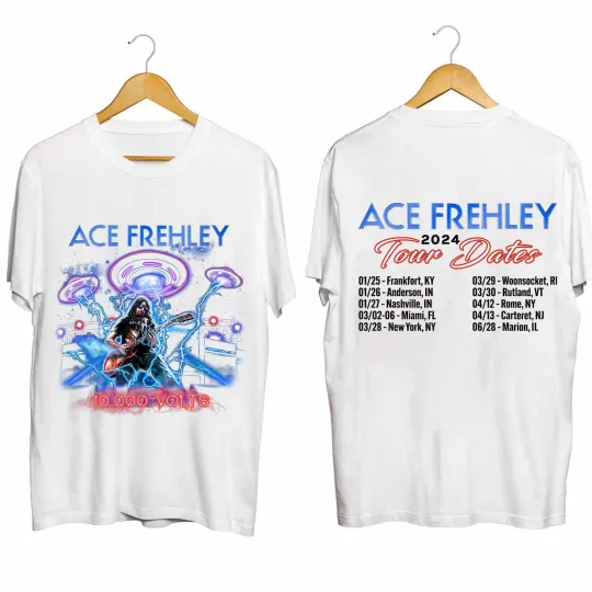 Ace Frehley’s 2024 Tour Shirt, Ace Frehley Fan Shirt, Ace Frehley 2024 Concert