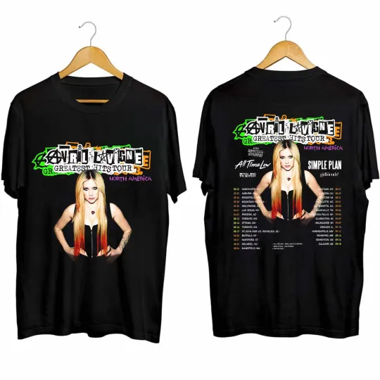 Discover Avril Lavigne 2024 Tour Shirt, Avril Lavigne Fan Shirt