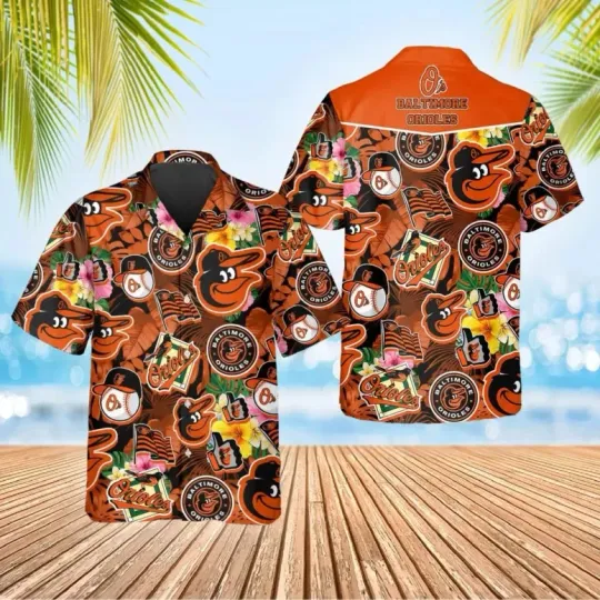 Discover Baltimore Baseball Tropical Celebration Hawaiian Shirt Summer Aloha, Gift for Fan