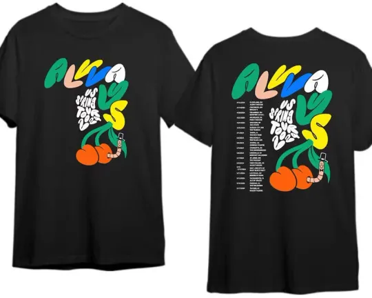 Discover ALVVAYS Tour 2024 T-Shirt ALVVAYS Concert 2024 Shirt For Fans