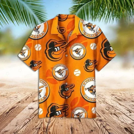 Discover Baltimore Baseball Classic Charm Hawaiian Shirt Summer Aloha, Gift for Fan