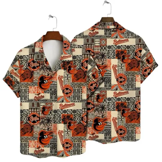 Discover Baltimore Baseball Island Quilt Hawaiian Shirt Summer Aloha, Gift for Fan