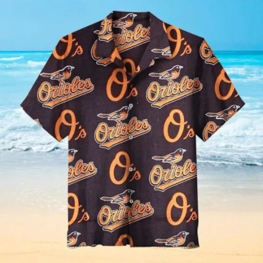 Discover Baltimore Baseball Fans Gift Logo Sport Lover Aloha Hawaiian Shirt, Gift for Fan