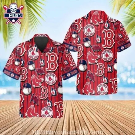 Discover Boston Baseball Classic Team Gear Hawaiian Shirt , Gift for Fan