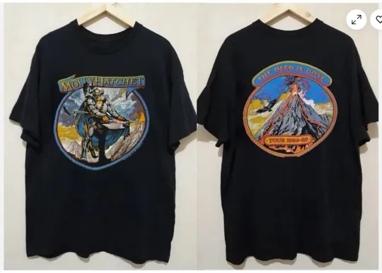 Discover Molly Hatchet Band Tour The Deed is Done Heavy Cotton T-Shirt