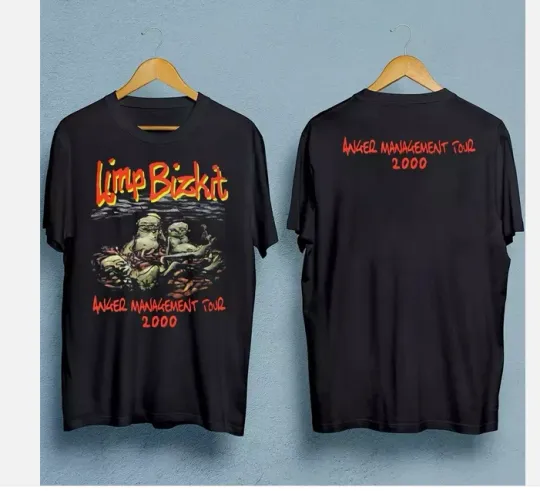 Limp Bizkit Tour 2 SIDES T-shirt Black Unisex