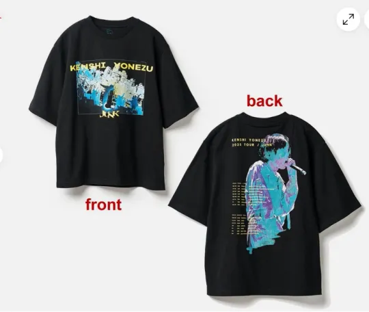 Discover Kenshi Yonezu JUNK WORLD TOUR 2025 reprint T-Shirt, S to 5X fan gift