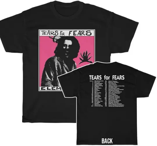 Discover TFF Elemental Tour 2 sided black T shirt Men Women classic