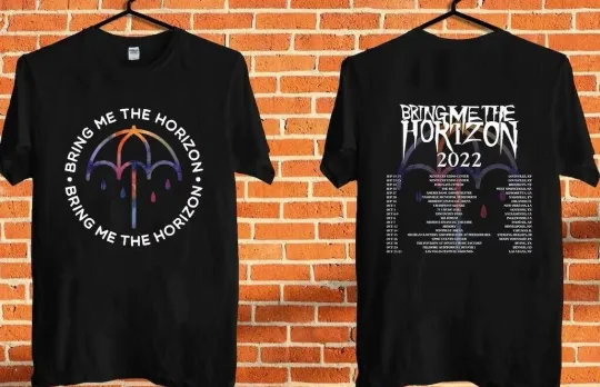 Bring Me The Horizon Tour 2022 T-shirt, Bring Me The Horizon 2 sides Shirt