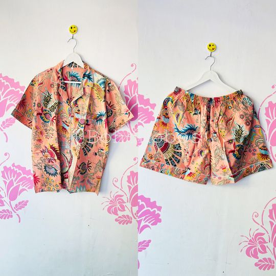 Discover Womens Nightwear Short Pajama Set, Bridesmaid Pajamas, Lounge Set, Sleepwear, Birthday Gifts