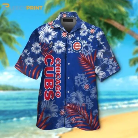 Chicago Cuubs Casual Summer Tropical Hawaiian Shirt, Gift for Fan