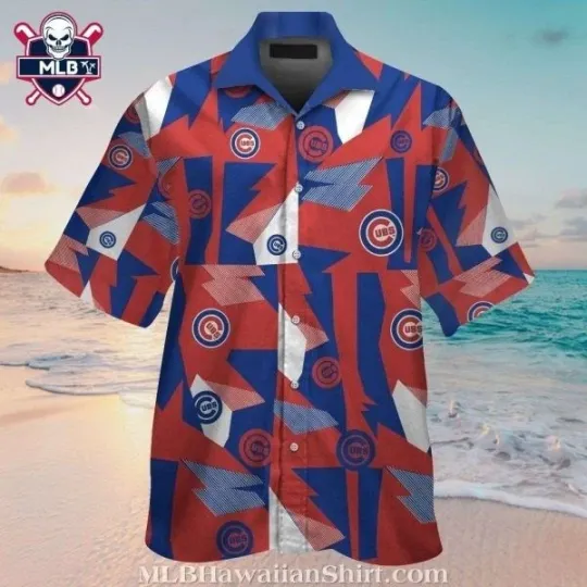 Pride Abstract – Chicago Cuubs Colorblock Hawaiian Shirt, Gift for Fan