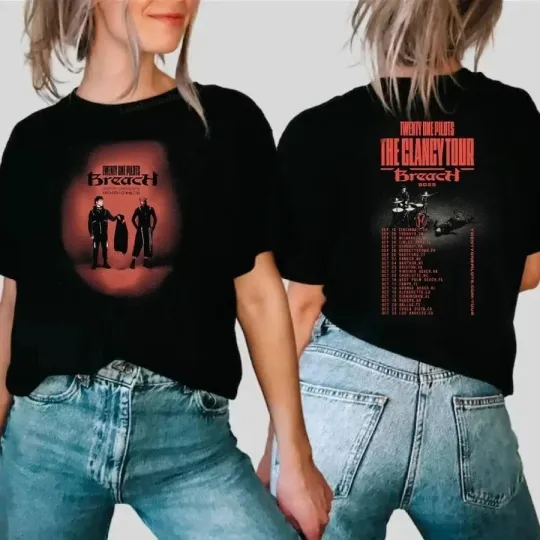 Pilotss band The Clancy Tour 2025 Breach Concert Unisex T-Shirt