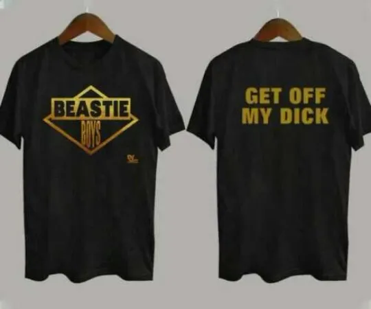 Discover Beastie Boys Get Off My Dick Run DMC Rap Tour Vintage 1986 T Shirt