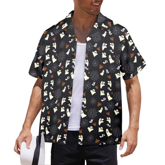 Ghost Halloween Hawaiian Shirt | Button Up Down Shirt