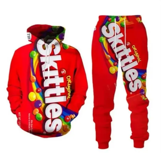 Discover Snacks Takis Funny 3D Print Fashion Tracksuits Crewneck hoodie Joggers